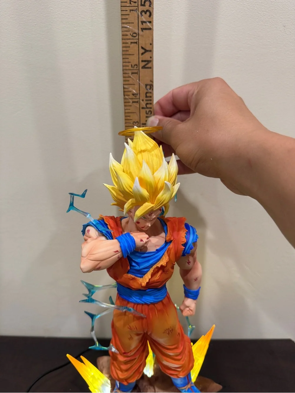 Dragon ball Goku light up figure statue